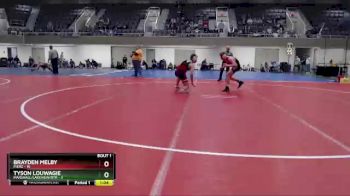 135 lbs Quarterfinals (8 Team) - Tyson Louwagie, Marshall/Lakeview/RTR vs Brayden Melby, Pierz