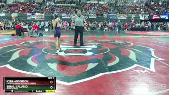 G - 100 lbs Cons. Round 3 - Berkli Salusso, Butte (Girls) vs Kyra Anderson, Chester-Joplin-Inverness (Girls)