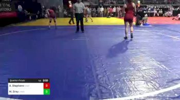 132 lbs Quarterfinal - Anna Stephens, Unattached vs Madyson Gray, Lawrence Elite