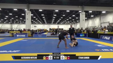 Ethan Cannon vs Alessandro Botelho 2025 World IBJJF Jiu-Jitsu No-Gi Championship