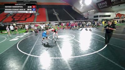 120 lbs Hayden Vanderpool, Alaska HS Girls vs Miranda Stewart Hess Jr, New Mexico HS Girls