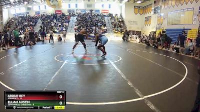 285 lbs Semifinals (8 Team) - Elijah Austin, Zephyrhills Christian vs Abdur Bey, Somerset