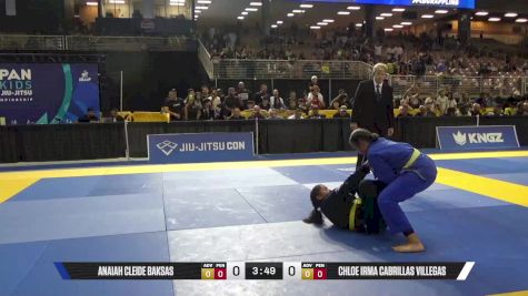 Chloe Irma Cabrillas Villegas vs Anaiah Cleide Baksas 2025 Pan Kids Jiu-Jitsu IBJJF Championship