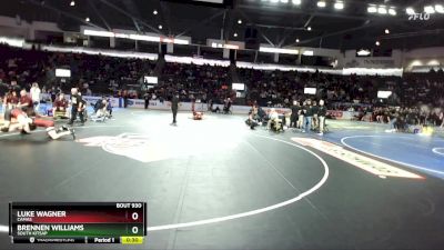 132 lbs Cons. Round 4 - Brennen Williams, South Kitsap vs Luke Wagner, Camas