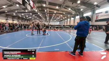 126 lbs Semifinal - Patrick Almaguer, El Paso Wildcats Wrestling Club vs Isaiah Maldonado, Texasports Wrestling