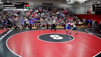 172 lbs Cons. Round 1 - Kamran Miller, Pine-Richland Hs vs Jon Nicholson, Laurel Highlands Hs