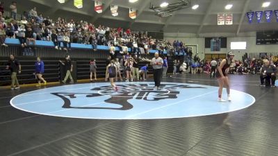 140 lbs Quarterfinal - Marissa Nolte, Benton Community vs Kodie Holcomb, Iowa Valley, Marengo