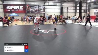 70 kg Consi Of 128 #2 - Chase Burke, Mat Town USA vs Bryson Neidigh, Hilltopper Wrestling Club