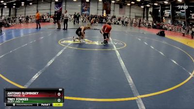 88 lbs Rd# 2 10:30am Friday - Antonio Slominsky, Team Gotcha vs Trey Fowkes, SELECT, Utah