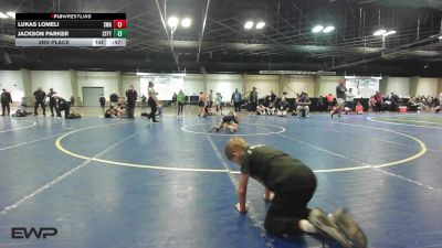 76-80 lbs 3rd Place - Lukas Lomeli, Shelton Wrestling Academy vs Jackson Parker, Standfast