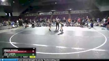 63 lbs Round 4 (10 Team) - Brison Romero, Colorado Regulators Wrestling Club vs Colt Carter, Pueblo All Stars