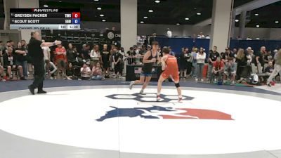 55 kg Champ. Rd Of 16 - Greysen Packer, Team Idaho Wrestling Club vs Scout Scott, East Idaho Elite Wrestling Club