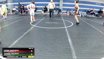 100 lbs Round 5 (8 Team) - Dominic Picciotti, Headhunters vs Jaxon Zapatocky, Mat Assassins Red