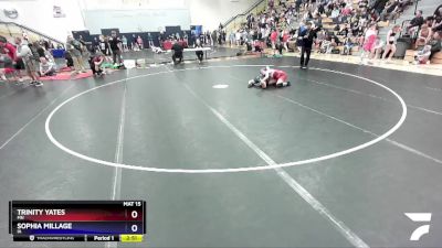 115 lbs Cons. Round 3 - Trinity Yates, MN vs Sophia Millage, IA