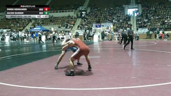 5A 165 lbs Champ. Round 1 - Jacob Sasser, Northside High School vs Owen Kennamer, Shelby County