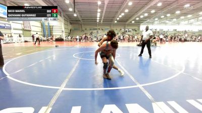 132 lbs Rr Rnd 1 - Nico Maisel, University Hawks Wrestling Club vs Giovanni Gutierrez, Estebuilt WC