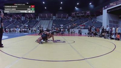 141 lbs Quarterfinal - Darius Ambs, Southwestern Michigan vs Corban Nance, Georgetown (KY)