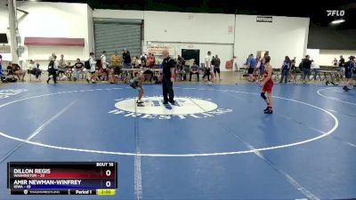 87 lbs Placement Matches (8 Team) - Dillon Regis, Washington vs Amir Newman-Winfrey, Iowa