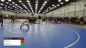 95 lbs Quarterfinal - Austin Paris, Unaffiliated vs Robert Joseph Meza Iii, Black Fox