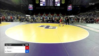 126 lbs Rnd Of 64 - Lakota Brewer, WI vs Kyle Pasco, IL