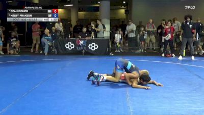 93 lbs Quarters - Beau Fisher, Hurricane Wrestling Academy vs Kelby Franzen, Immortal Athletic WC