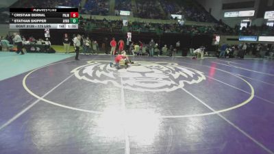 175 lbs Quarterfinal - Cristian Bernal, Palmetto vs Stathan Skipper, Aynor