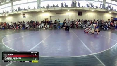 160 lbs Cons. Round 2 - Eli Reyes, BWC vs Farrell Sanders, Leo Wrestling Club