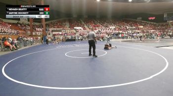 110 lbs Cons. Round 2 - Nevaeh Beatty, Wamego HS vs Jarynn Hockett, Chanute HS
