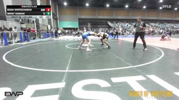 157 lbs Consi Of 16 #1 - Noah Whitechurch, Rampage Wrestling Club- Roclin, CA vs Mikey Vargas, Team Coalinga