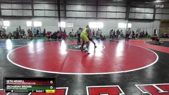 200 lbs Round 1 - Zechariah Brown, Heavy Hitting Hammers vs Seth Newell, Kellam Mat Rats Wrestling Club