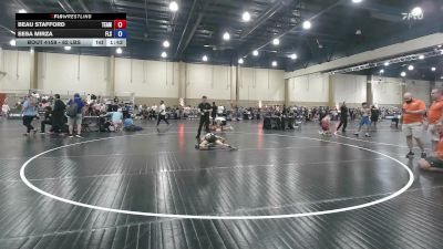 82 lbs Rr Rnd 3 - Beau Stafford, Team Barracuda vs Eesa Mirza, Florida Scorpions