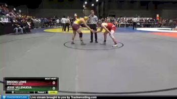 6A - 220 lbs Champ. Round 1 - Brooks Lowe, Blue Valley West vs Jesse Villenueva, Wichita-West