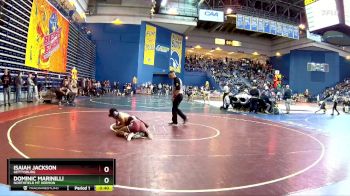 132 lbs Cons. Round 2 - Dominic Marinilli, Northfield Mt Hermon vs Isaiah Jackson, Gettysburg