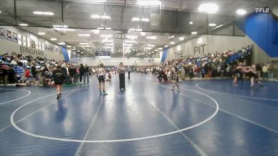 92 lbs Quarterfinal - Kysen Lance, Uintah Wrestling vs Eli Evans, Northside Wrestling Club