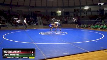 285 lbs Finals (2 Team) - James Bankston, Pratt Community College vs Nicholas Martinez, Colby Community College