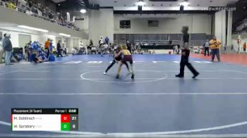 75 lbs Placement (4 Team) - Mason Goblirsch, Wabasso vs Weston Sprabary, Roseau