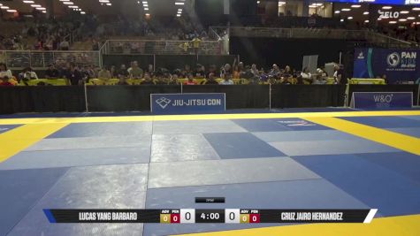 Cruz Jairo Hernandez vs Lucas Yang Barbaro 2025 Pan Kids Jiu-Jitsu IBJJF Championship