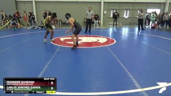 120 lbs Cons. Round 2 - Mohinder Ramdhan, Great Bridge Wrestling Club vs Carlos Sanchez-Zapata, Pit Bull Wrestling Academy