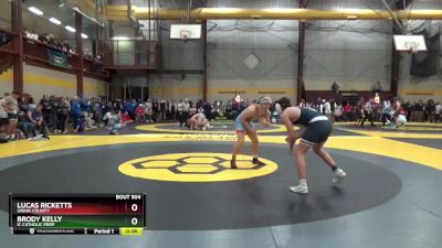 175 lbs Cons. Round 3 - Brody Kelly, IC Catholic Prep vs Lucas Ricketts, Union County