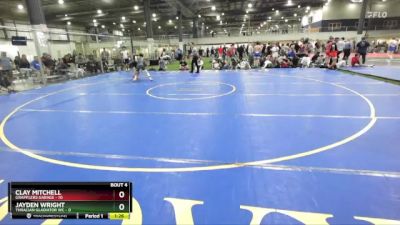 120 lbs Round 2 (4 Team) - Jayden Wright, THRACIAN GLADIATOR WC vs Clay Mitchell, GRAPPLERS GARAGE