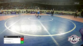 70 lbs Consi Of 8 #2 - Boston Emmert, Piedmont vs Rhett Rutledge, Glenpool Warriors