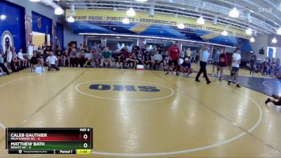 120 lbs Round 1 (8 Team) - Caleb Gauthier, Palm Harbor WC vs Matthew Bath, Braves WC