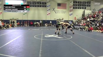 165 lbs Cons. Round 2 - Anthony Zachar, Cedar Rapids Kennedy vs Levi Mayfield, Cedar Falls
