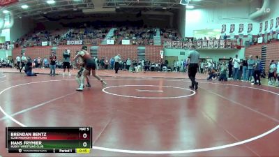 138 lbs Champ. Round 1 - Hans Frymier, Husky Wrestling Club vs Brendan Bentz, Club Madison Wrestling