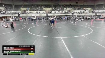 125 lbs Semifinal - Elijah Greenwaldt, Scoring Edge vs Ethan Aird, Sarbacker Wrestling Academy