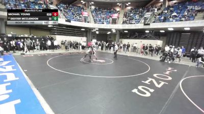 165 lbs Champ. Round 2 - Dexter Mcclendon, Granite City vs Michael Young, Decatur (Eisenhower)