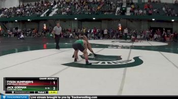 149 lbs Champ. Round 2 - Jack Gorman, Cleveland State vs Tyson Humpherys, Utah Valley University