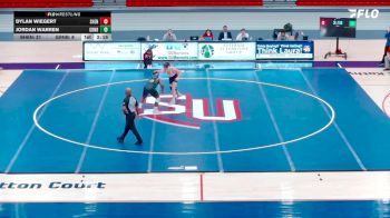 184 lbs Dylan Wiegert, Shenandoah University vs Jordan Warren, Greensboro