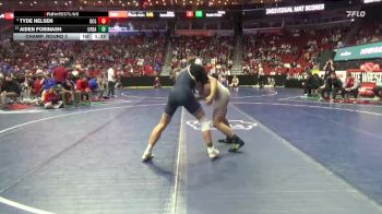 3A-175 lbs Champ. Round 2 - Tyde Nelsen, Dallas Center-Grimes vs Aiden Forinash, Urbandale