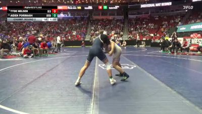 3A-175 lbs Champ. Round 2 - Tyde Nelsen, Dallas Center-Grimes vs Aiden Forinash, Urbandale